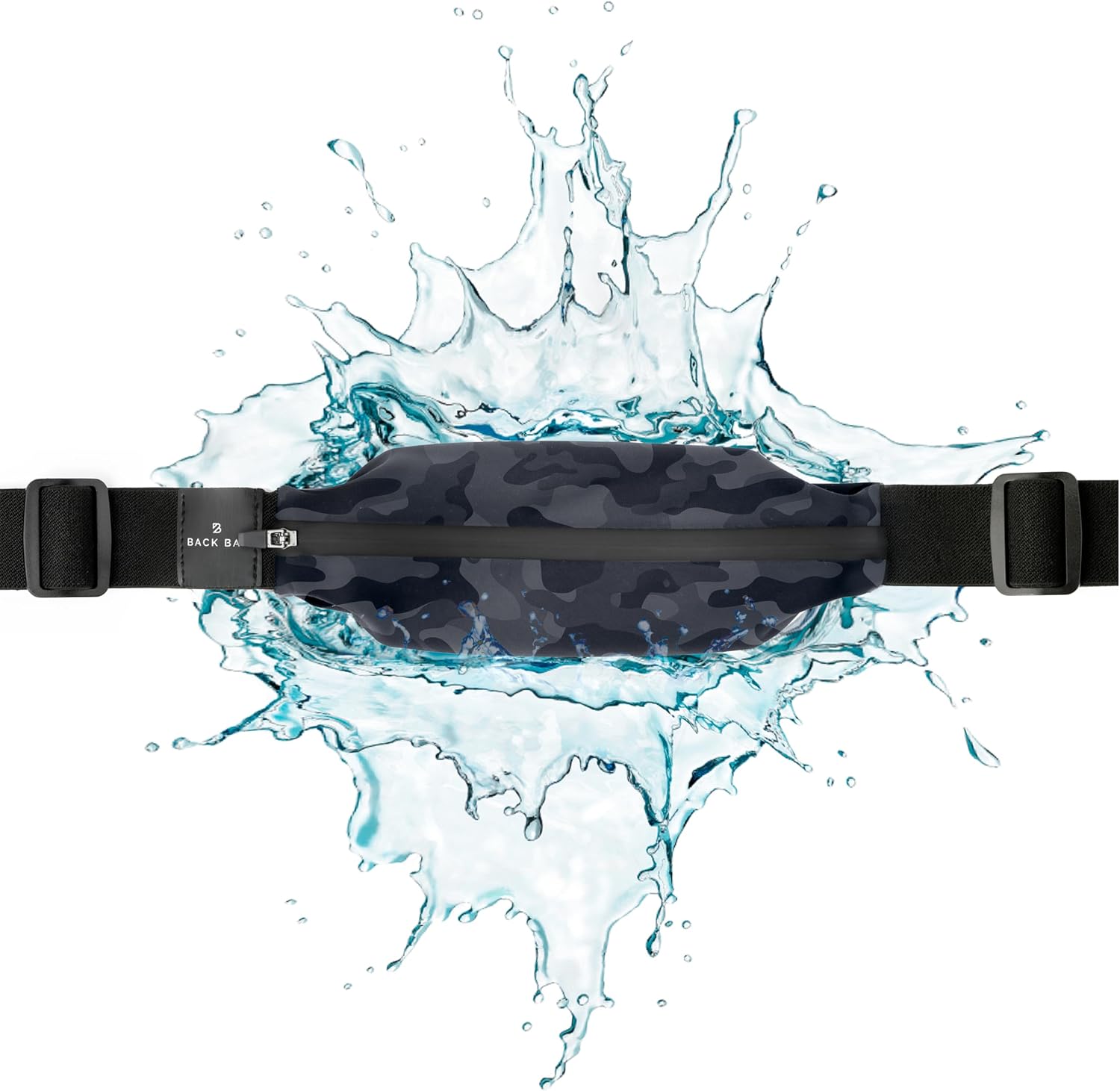 No-Bounce Slim & Secure Running Belt, Fits ALL Phones, Keys, Cards, Gels