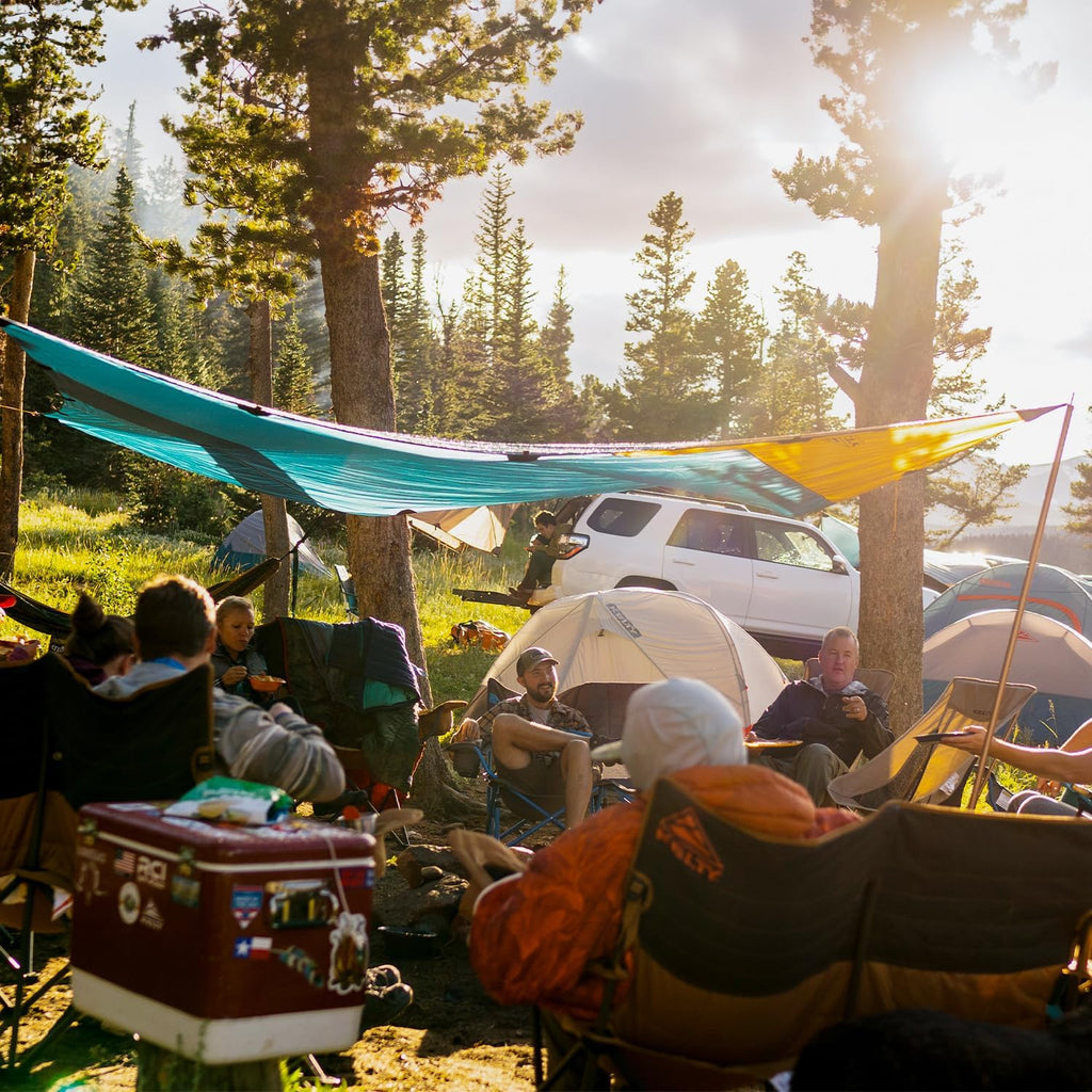 Kelty Noah’s Tarp Sun Shelter and Multi-Use Awning Rainfly, Portable Canopy UV Protection, Waterproof + Durable, 3 Sizes for Customized Pitch (12ft)
