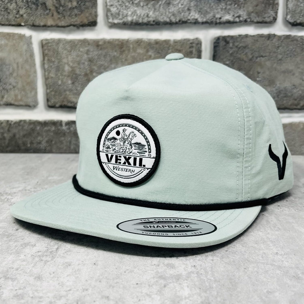 Vexil Unstructured Adjustable Snapback Western Lifestyle Rodeo Southwest Inspired Brand Patch Hat