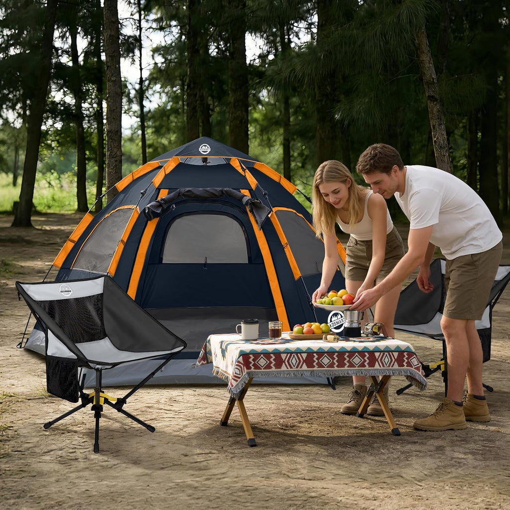 ADSMART Instant Tents for Camping 2/3/4/5 Person Tent Waterproof Easy Setup Sets Up Backpacking Tents with Carry Bag for Outdoor Hiking