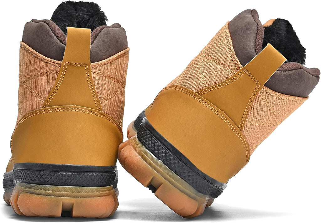 Wondamo Men's Winter Hiking Snow Boots