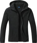 GIMECEN Women's Soft Polar Fleece Jacket Full Zip Hooded Sweatshirts