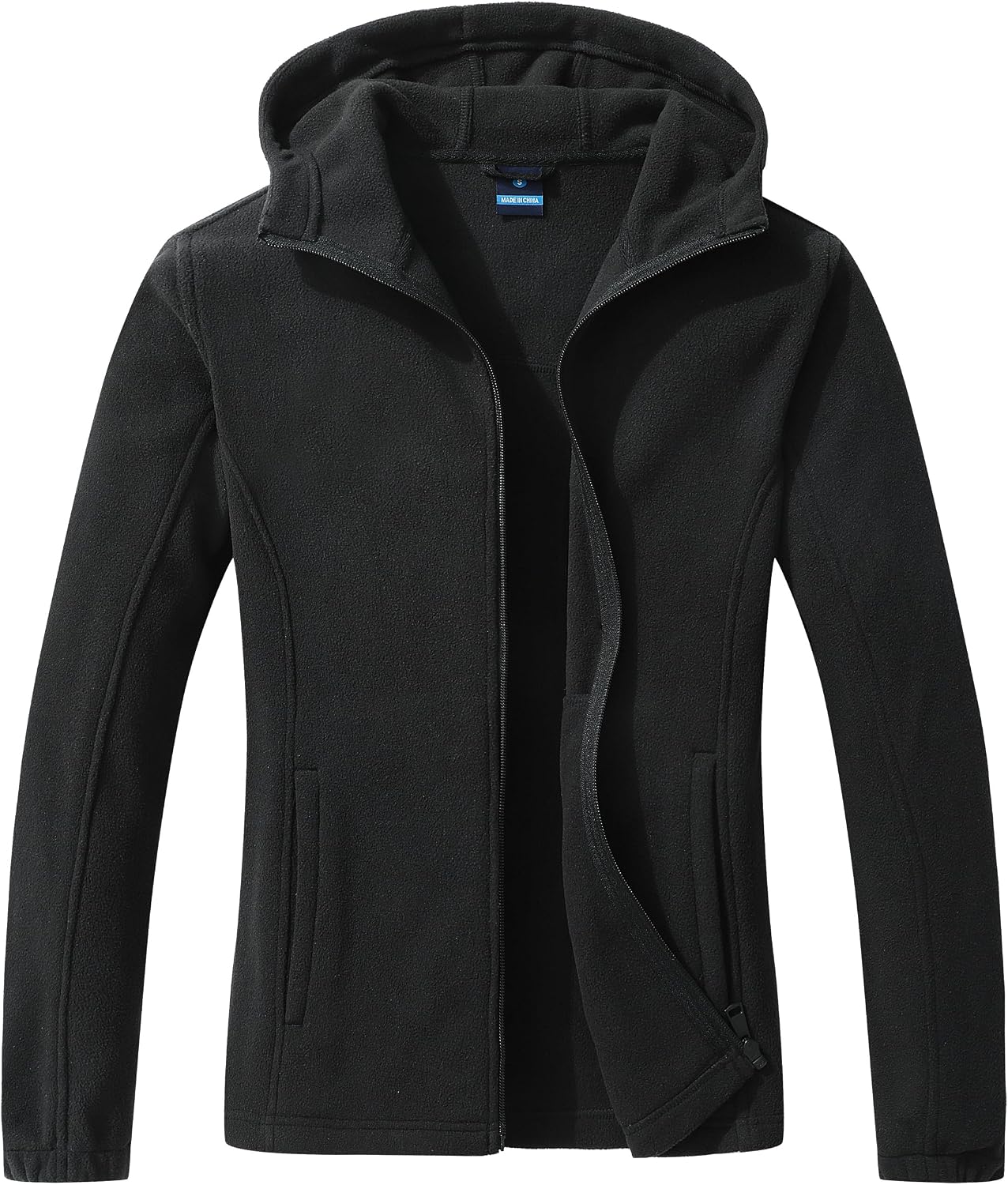 GIMECEN Women's Soft Polar Fleece Jacket Full Zip Hooded Sweatshirts