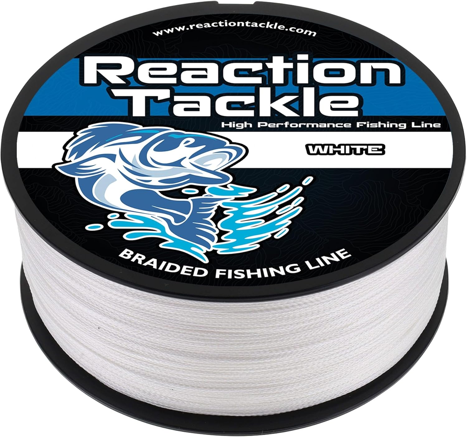 Reaction Tackle Braided Fishing Line - Pro Grade Power Performance for Saltwater or Freshwater Fish - Colored Fishing Line Braid for Extra Visibility
