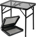 2 Ft Folding Camping Table,Small Lightweight Portable Grill Table