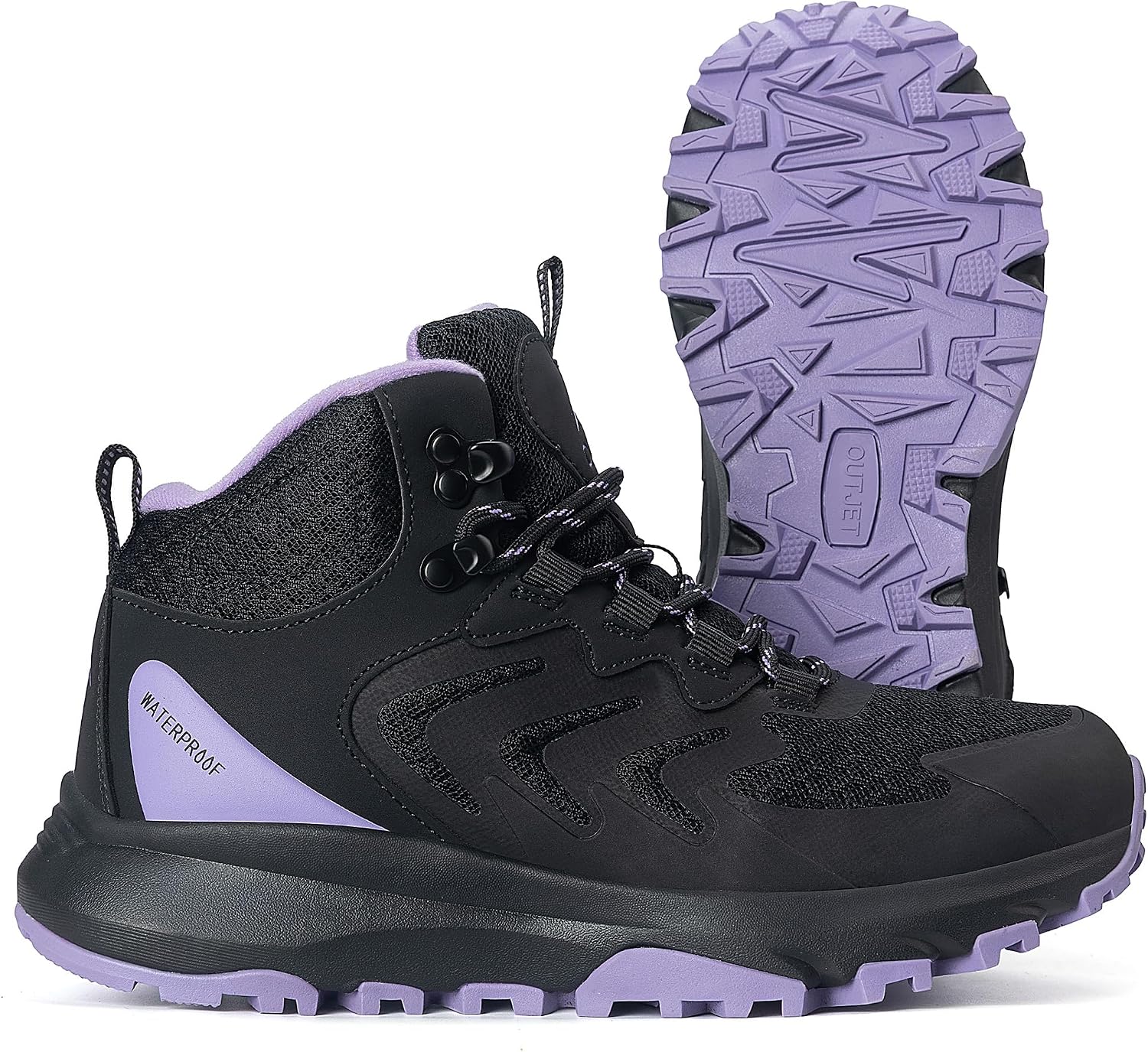 Women's Lightweight Waterproof Hiking Boots Mid Ankle