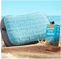 Hikenture Inflatable Beach Pillow with Built-in Sandbag, Removable Cover