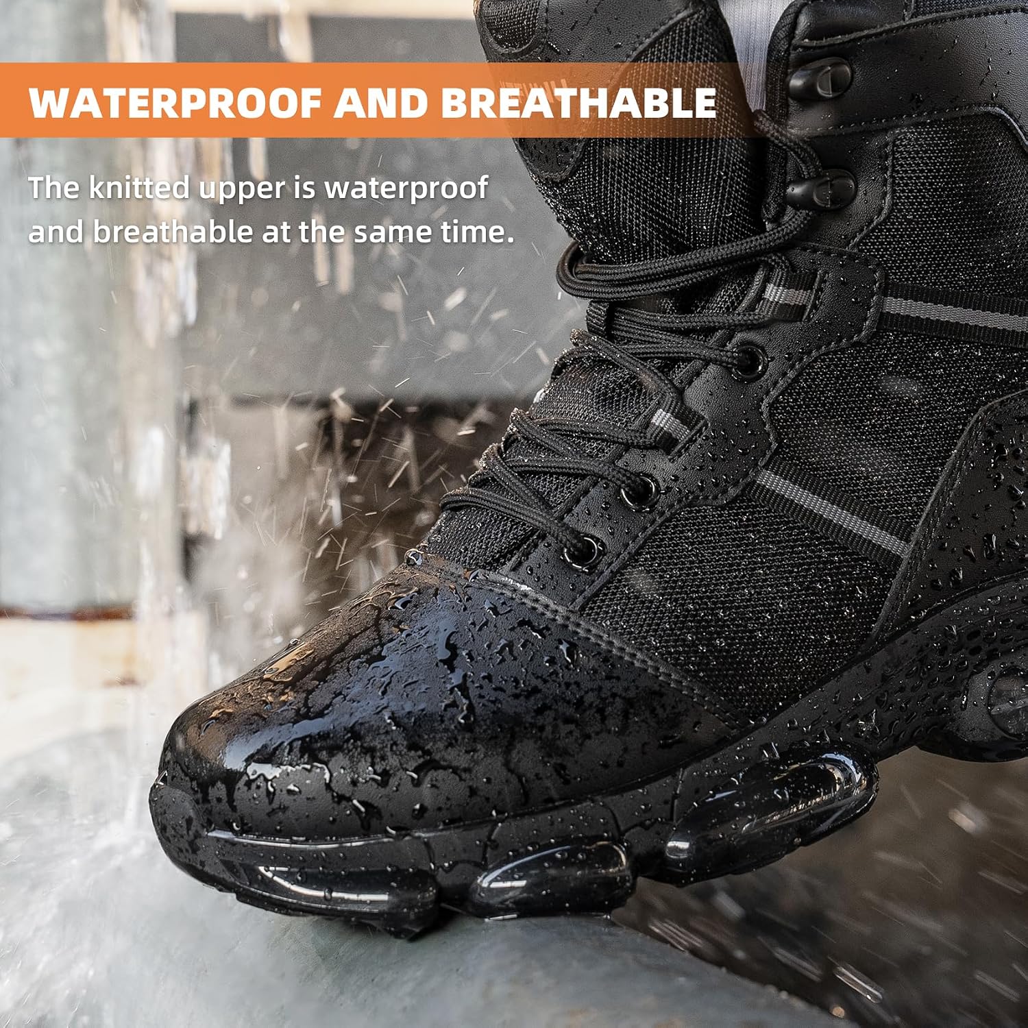 Military Tactical Boots Women Wide Waterproof 6 Inches