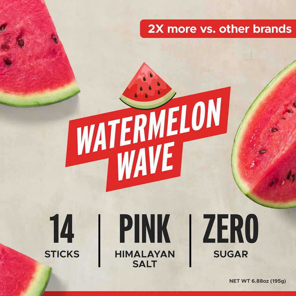 FITAID Hydrate Electrolyte Mix, Watermelon Wave (14 Stick Packs)