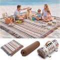 RYCHIC 2 in 1 Extra Large Boho Beach Blanket Towel Giant Woven Outdoor Rug Picnic Mat Camping Gear Cruise Essential 2026 Summer Vacation Must Have Travel Accessories Costa Rica Hawaii Trip Stuff