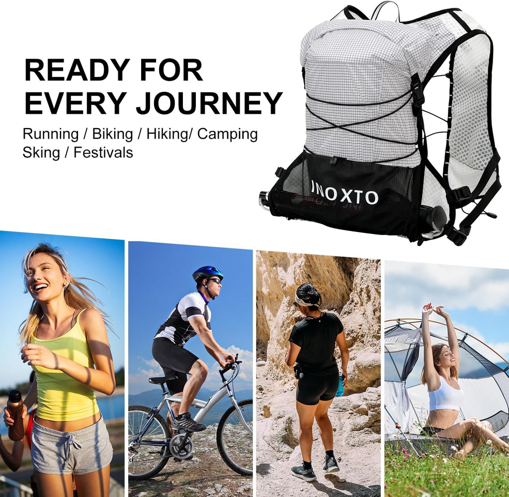 IX INOXTO Running Vest Hydration Backpack, Lightweight Running Backpack