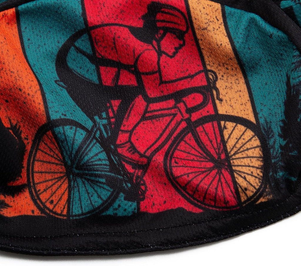 Cycling Cap for Man and Woman Cycling Hat Under Helmet-Polyester Breathable Sweat Absorbent