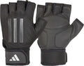 Adidas Elite Training & Weightlifting Gloves, Fingerless Workout Gloves