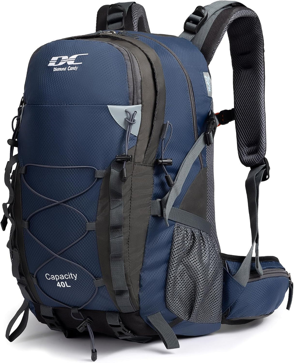 Diamond Candy 40L Hiking Backpack Waterproof Daypack for Men and Women