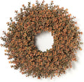 26'' Fall Wreath for Front Door, Artificial Autumn Boxwood Wreath Outdoor
