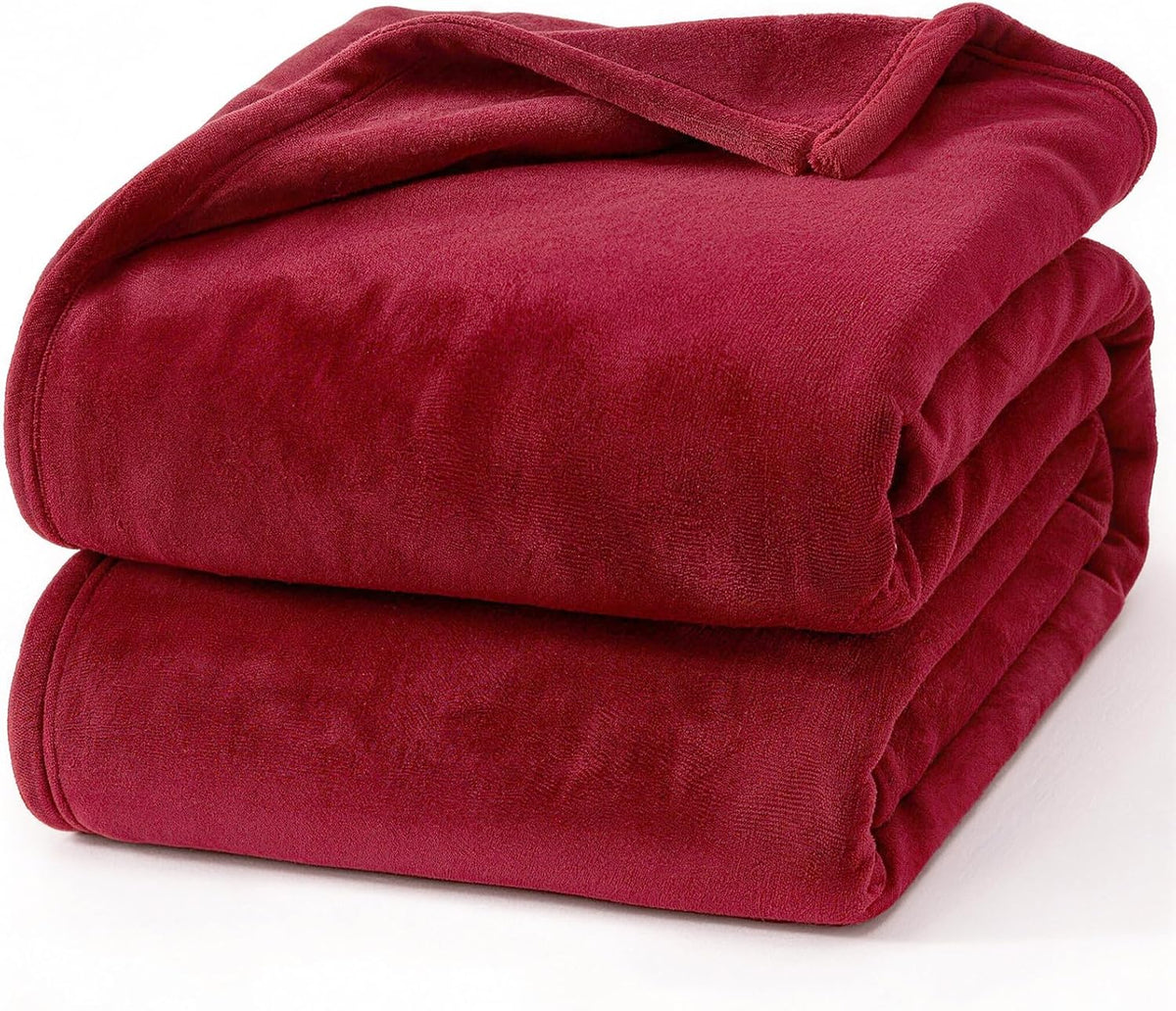 Hansleep Twin Camel Fleece Blanket, Soft Flannel Bed Blanket