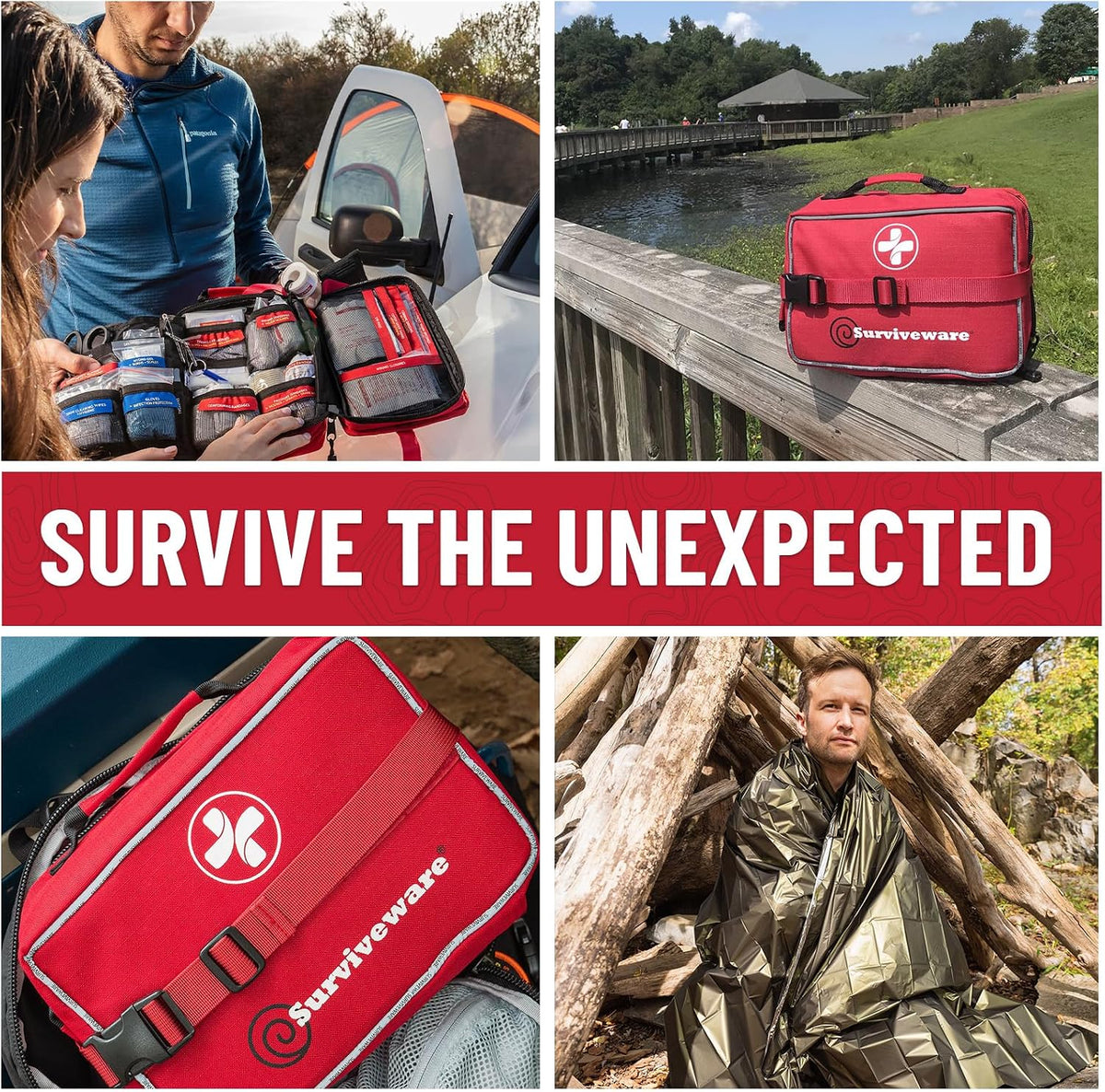 Surviveware Comprehensive Premium Survival First Aid Kit