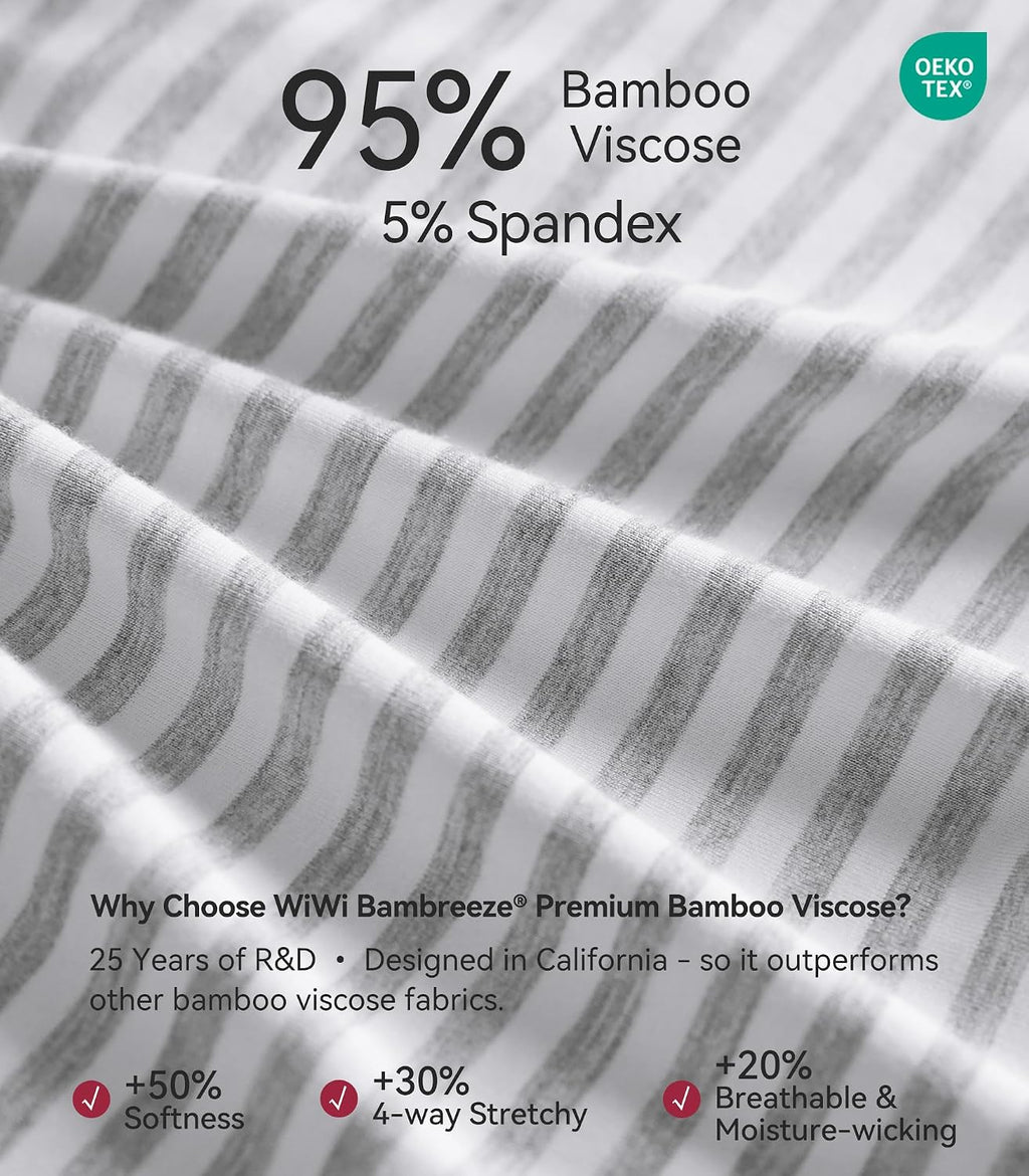 WiWi Soft Underwear for Women Thermal Long Johns Sets Super Warm Base Layer Top Pants Pajamas Set Viscose from Bamboo S-3X