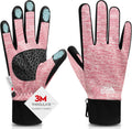 Bruvoalon Winter Gloves for Women & Men, 3M Thermal Insulation, Lycra Fabric, Touchscreen, Anti-Slip