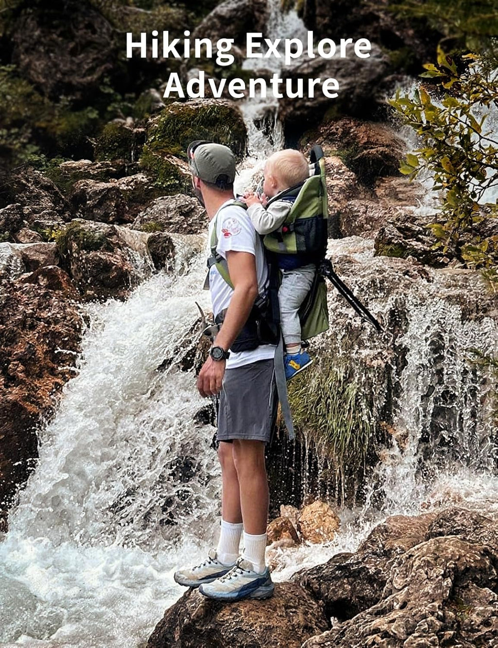 besrey Toddler Hiking Backpack Carrier-Adjustable Padded Shoulder Straps | Baby Backpack Carrier with Large Storage Space, Sunshade and Raincover, Safety 3-Height Seat, Comfortable and Lightweight