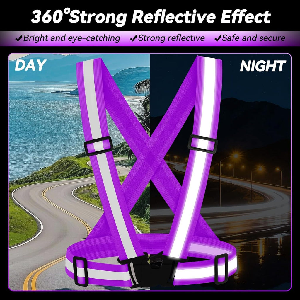 3PCS Reflective Vest Running Gear