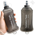 GUYI GYGYL Soft Flask Collapsible Water Bottle for Sports, 250ml Grey 2pcs