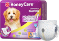 HONEY CARE All-Absorb Disposable Female Dog Diapers Small Size, Improved, 40 Count, Super Absorbent, Breathable, Wetness Indicator (Pack of 1, 40 Count Total)