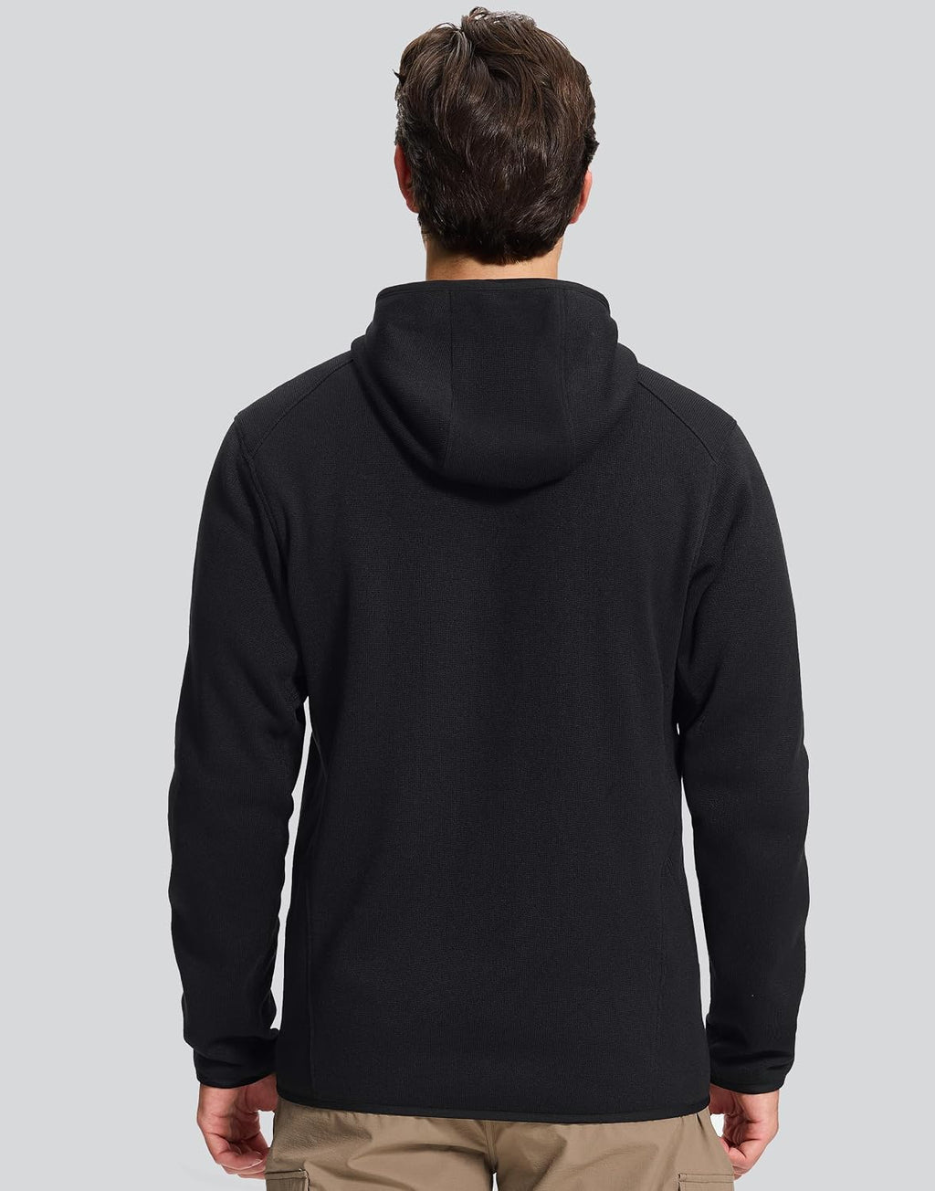 Pioneer Camp Men's Hooded Sweater Fleece Jacket Full Zip Hiking Mid Layer