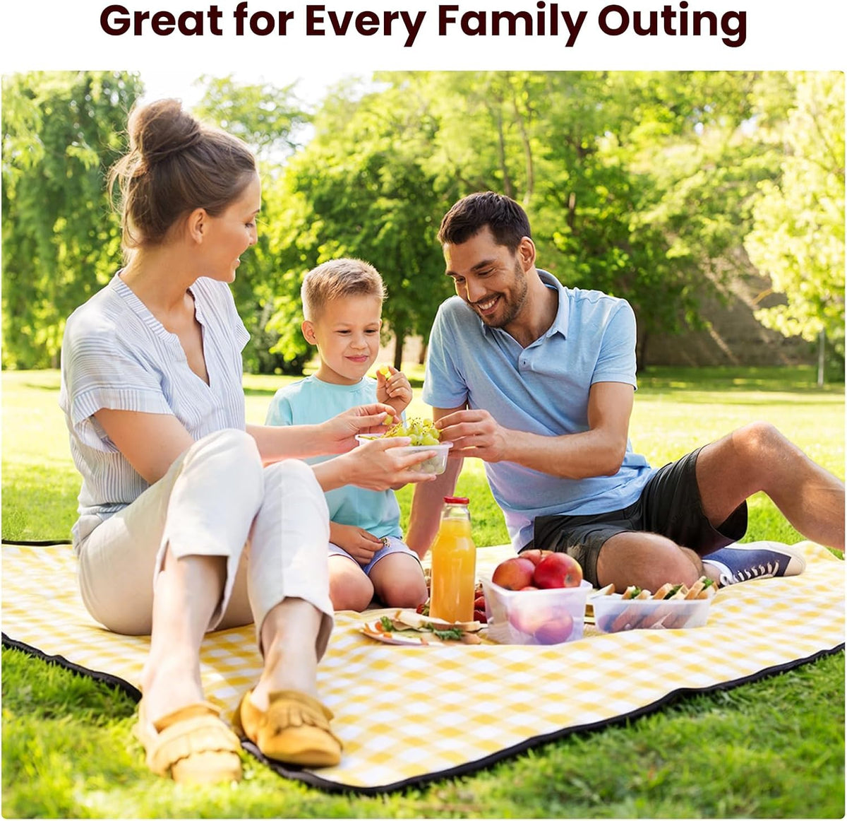 Waterproof Sandproof Beach Blanket Outdoor Picnic Mat(60"*80")