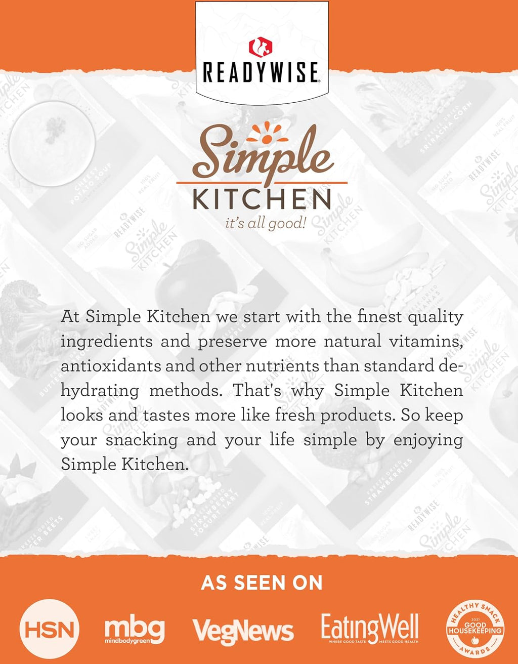 SIMPLE KITCHEN Homestyle Pancake Mix #10 Can, 20 Servings, Camping Meals