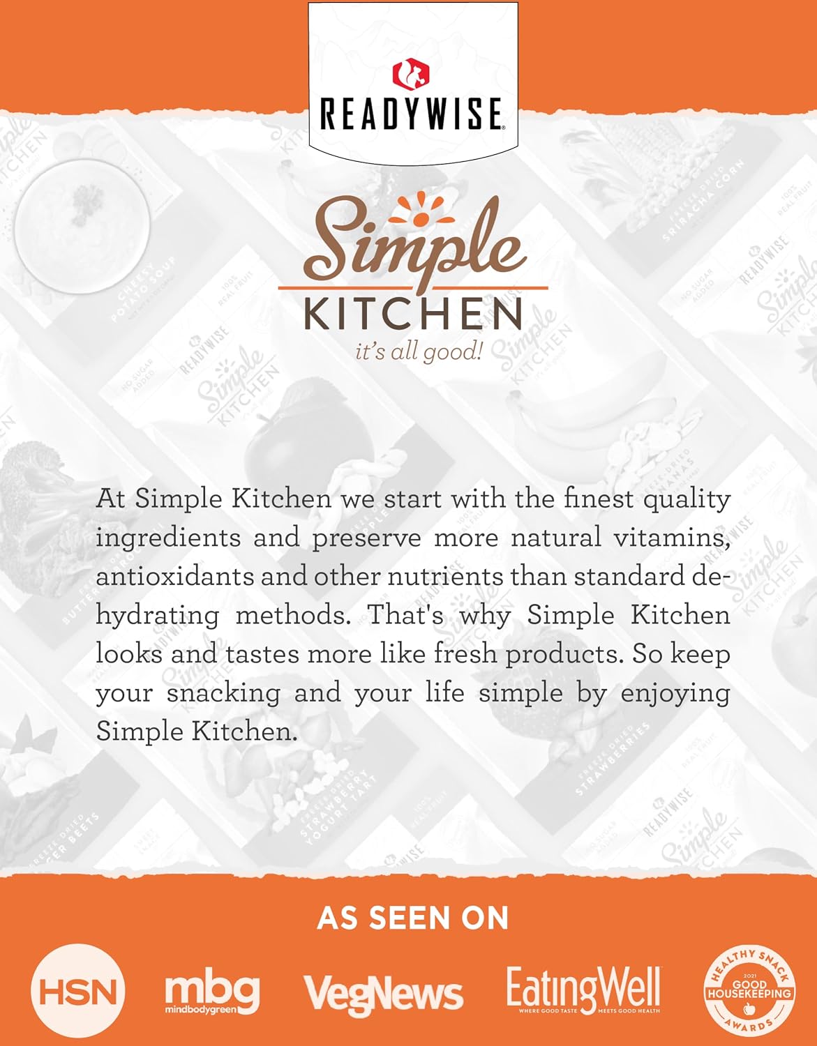 SIMPLE KITCHEN Homestyle Pancake Mix #10 Can, 20 Servings, Camping Meals