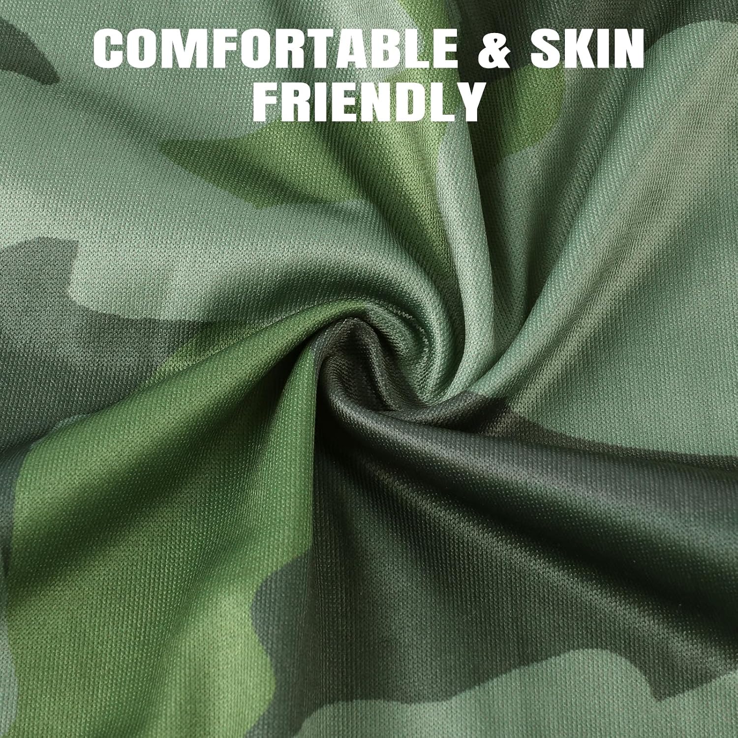 HONGTEYA 6 Pack Summer Neck Gaiter, UV Protection Cooling Face Mask Breathable Bandana Head Scarf Face Cover for Men Women