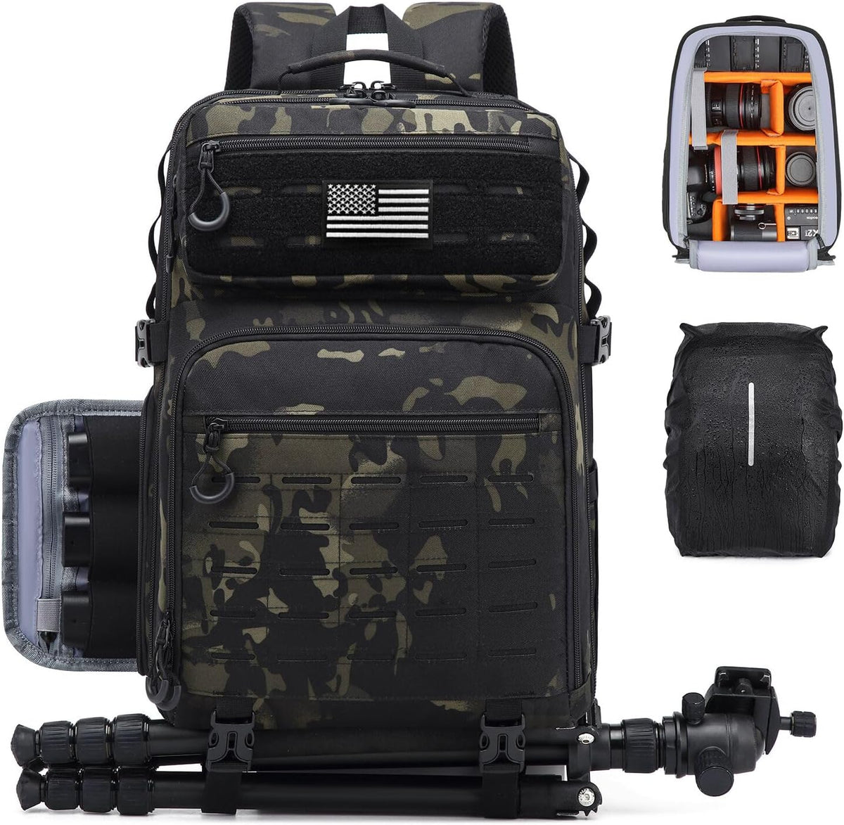 HAMBOLY Professional Camera Bag Backpack for DSLR, SLR & Mirrorless