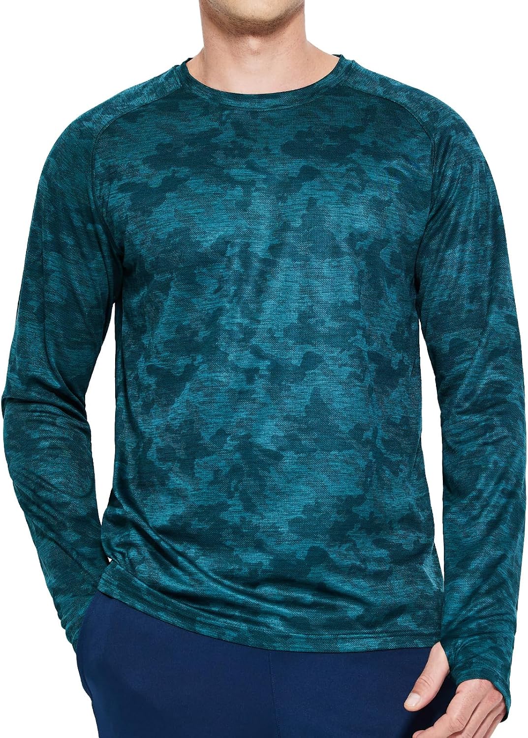 MIER Men's UPF 50+ Rash Guard Long Sleeve Shirts Dry Fit Fishing Running
