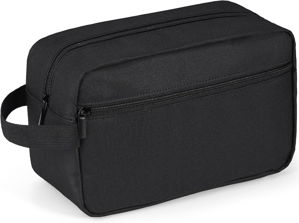 Elviros Hanging Toiletry Bag, Lightweight Travel Dopp Kit, Large, Black