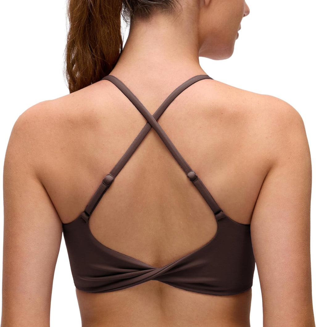 CRZ YOGA Butterluxe Twist Back Sports Bras