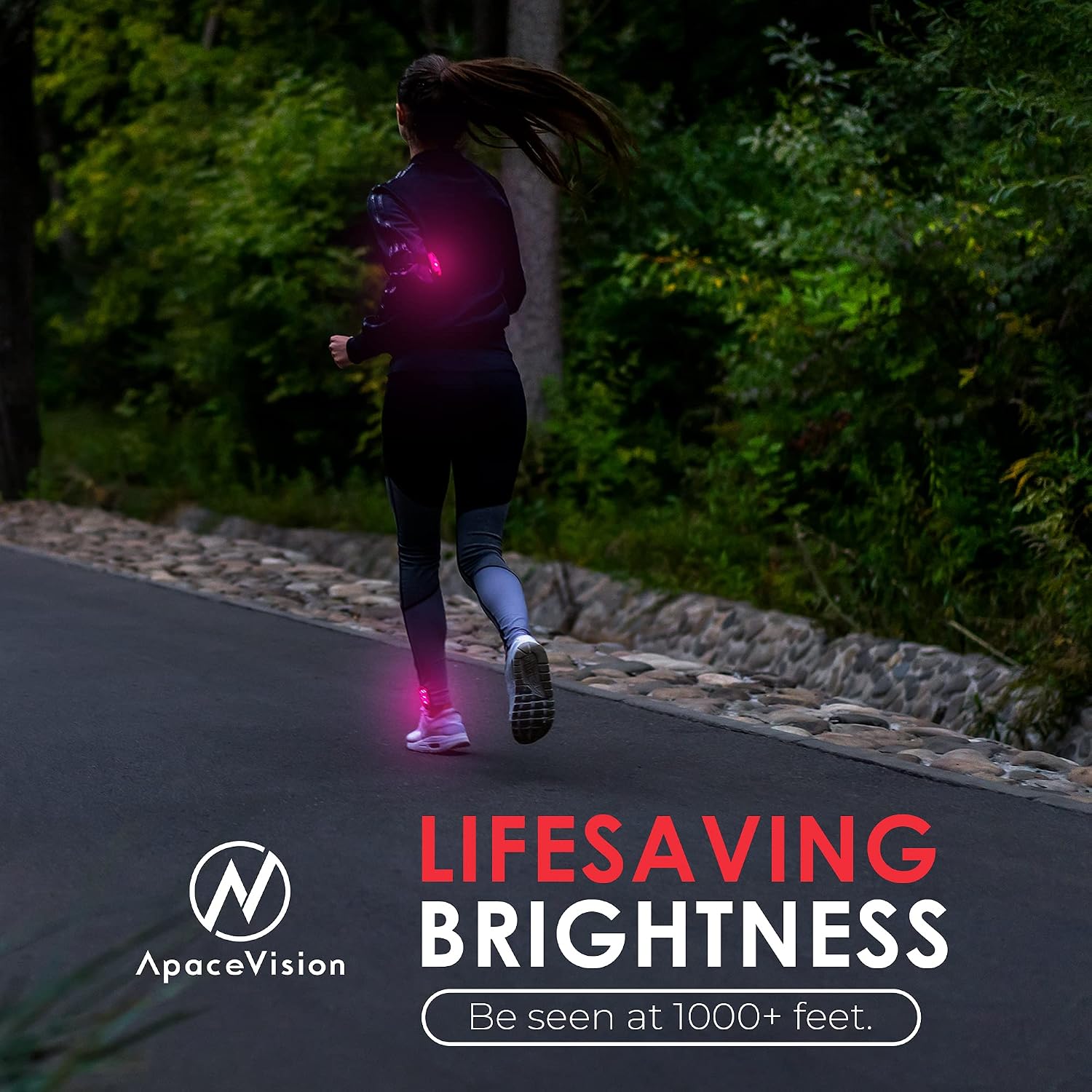 LED Safety Light (2 Pack) with Bonus Items – Clip On Strobe/Running Lights for Runners, Dogs, Bikes, Walking and More