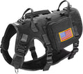 Forestpaw Tactical Dog Harness for Medium Dogs,Service Dog Vest,M,Black