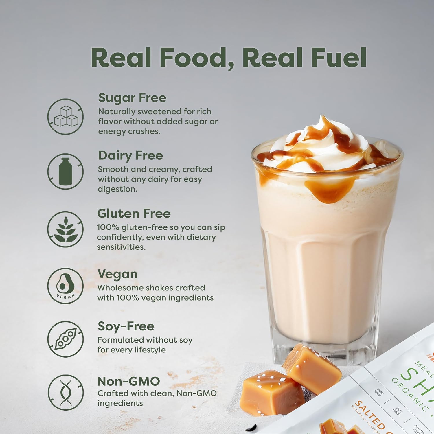 310 Nutrition Organic All-In-One Meal Replacement Shake Powder - Caramel