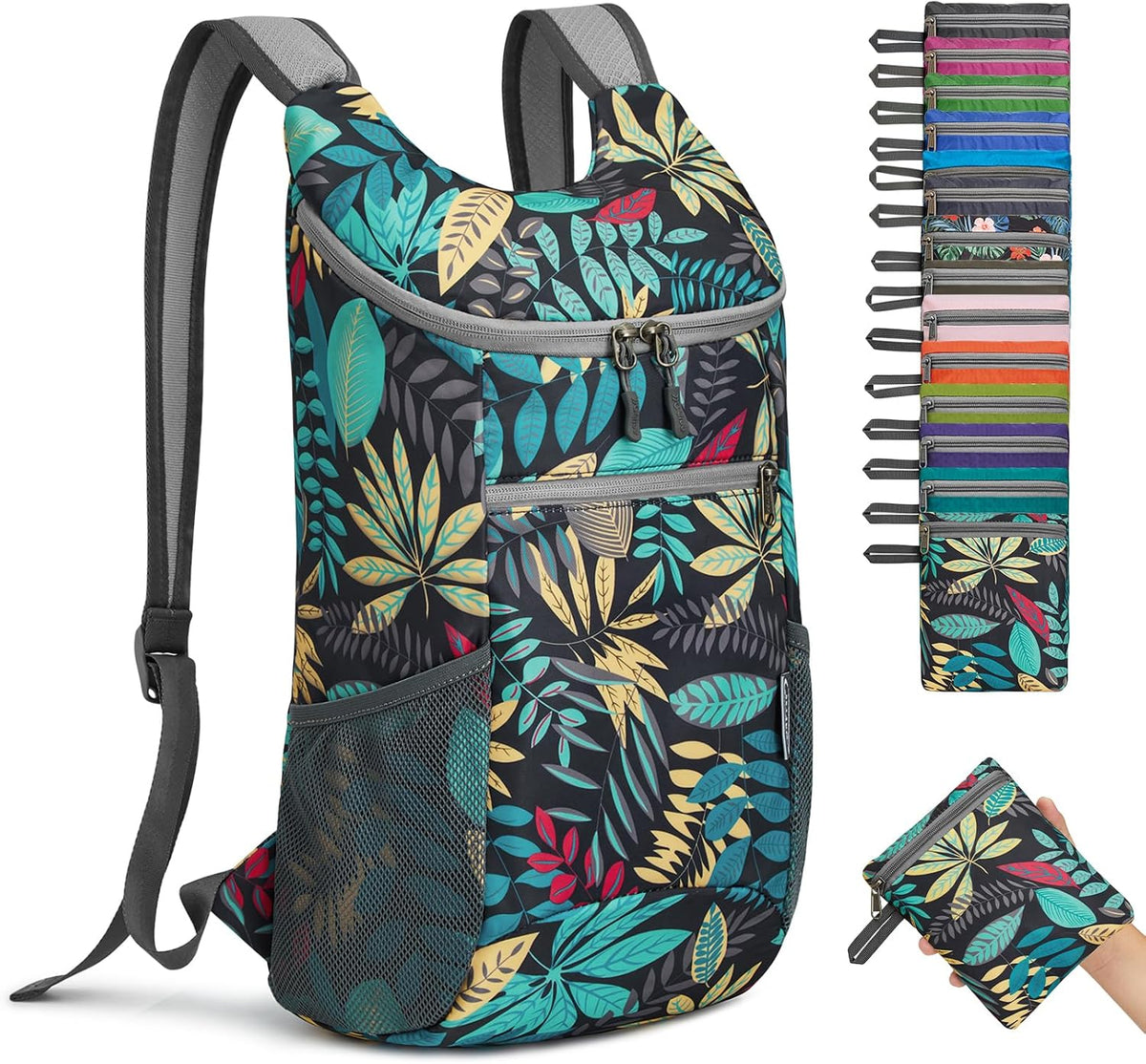 G4Free 10L Lightweight Packable Hiking Backpack, Nylon Daypack Daily Travel