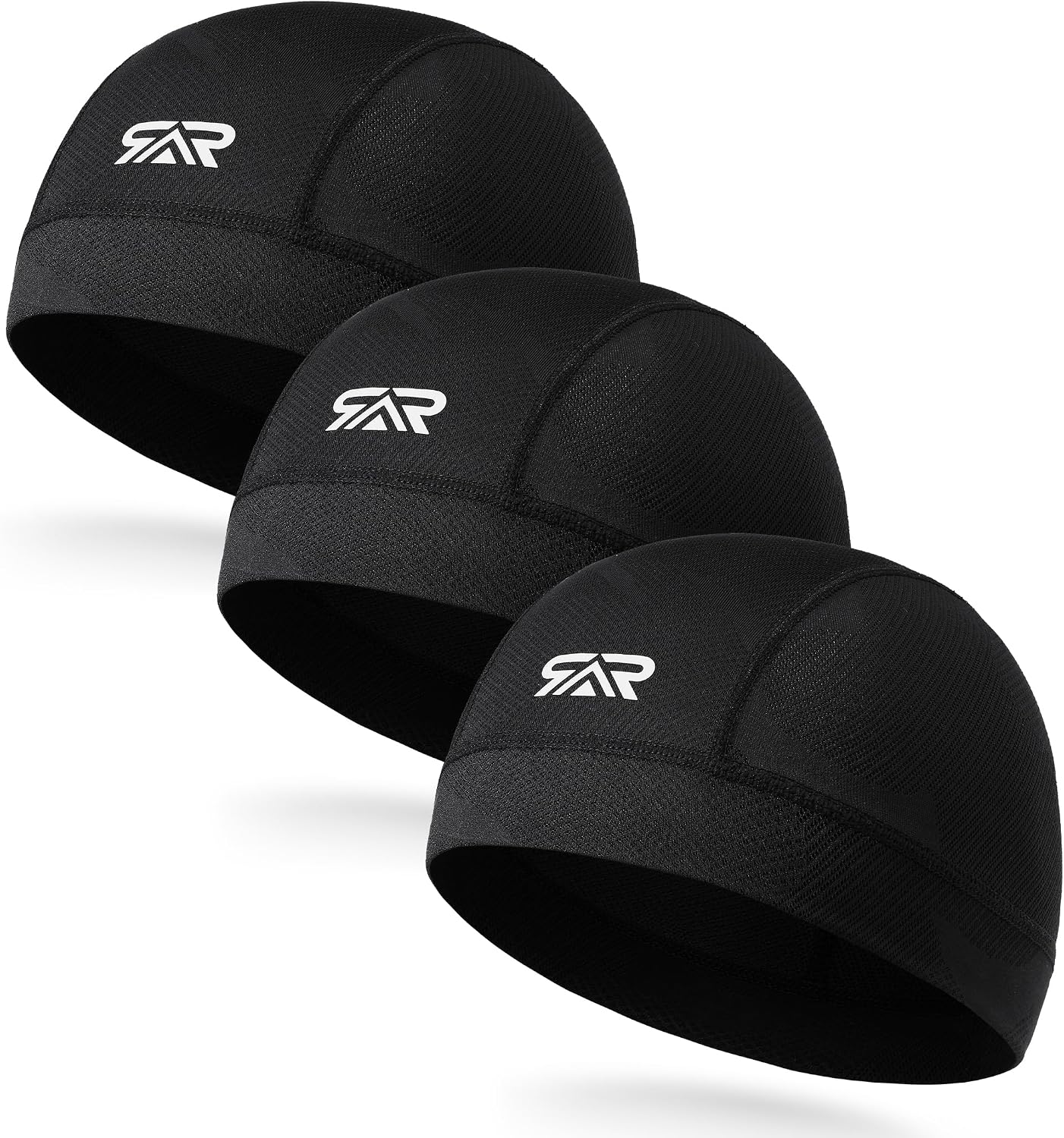 3-Pack Camo Helmet Liner Skull Cap Breathable Mesh for Men Women