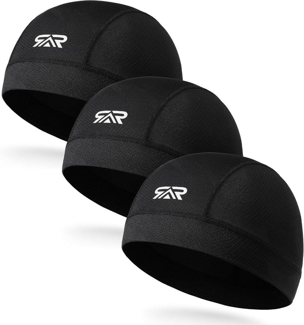 3-Pack Camo Helmet Liner Skull Cap Breathable Mesh for Men Women