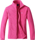 GIMECEN Women's Full Zip Soft Polar Fleece Jacket Outdoor Recreation Coat