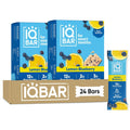 IQBAR Clean Protein Bars, Low Sugar Keto, Lemon Blueberry 24-Count