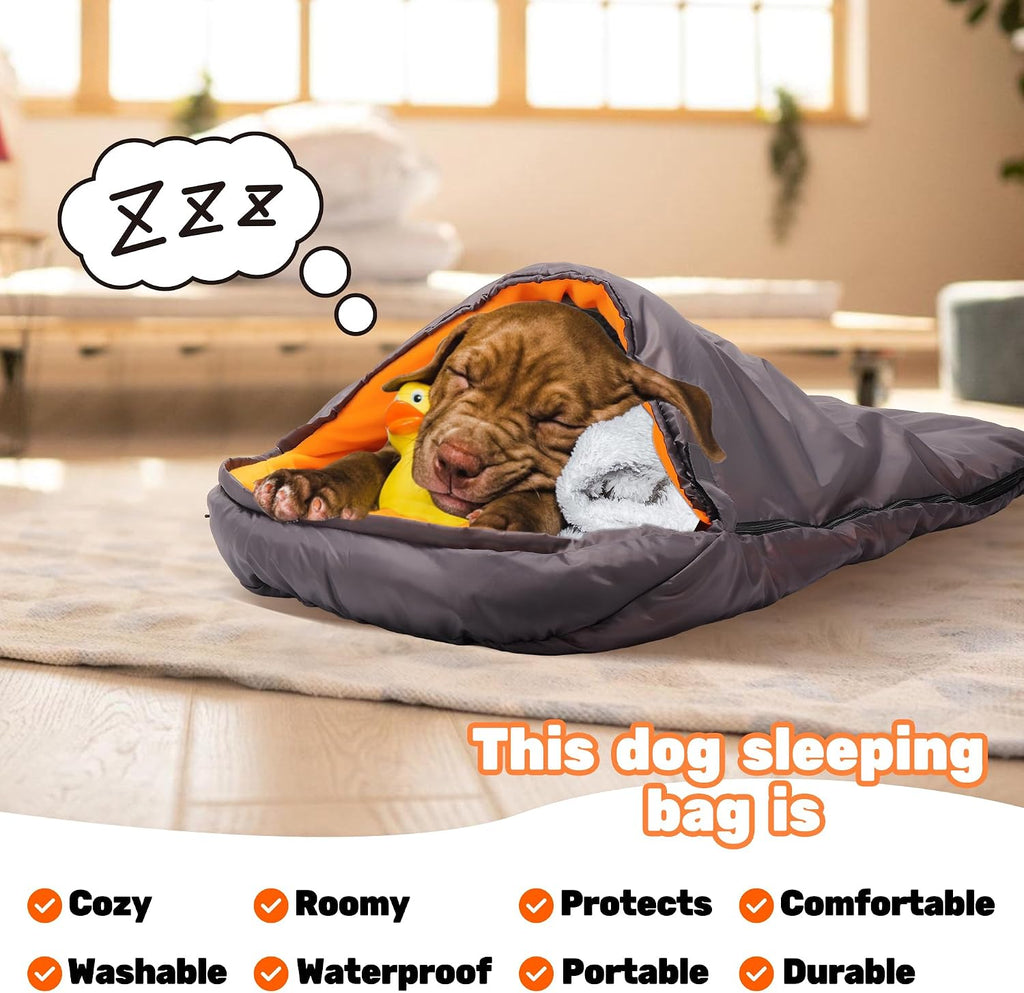 Lifeunion Dog Sleeping Bag with Storage Bag
