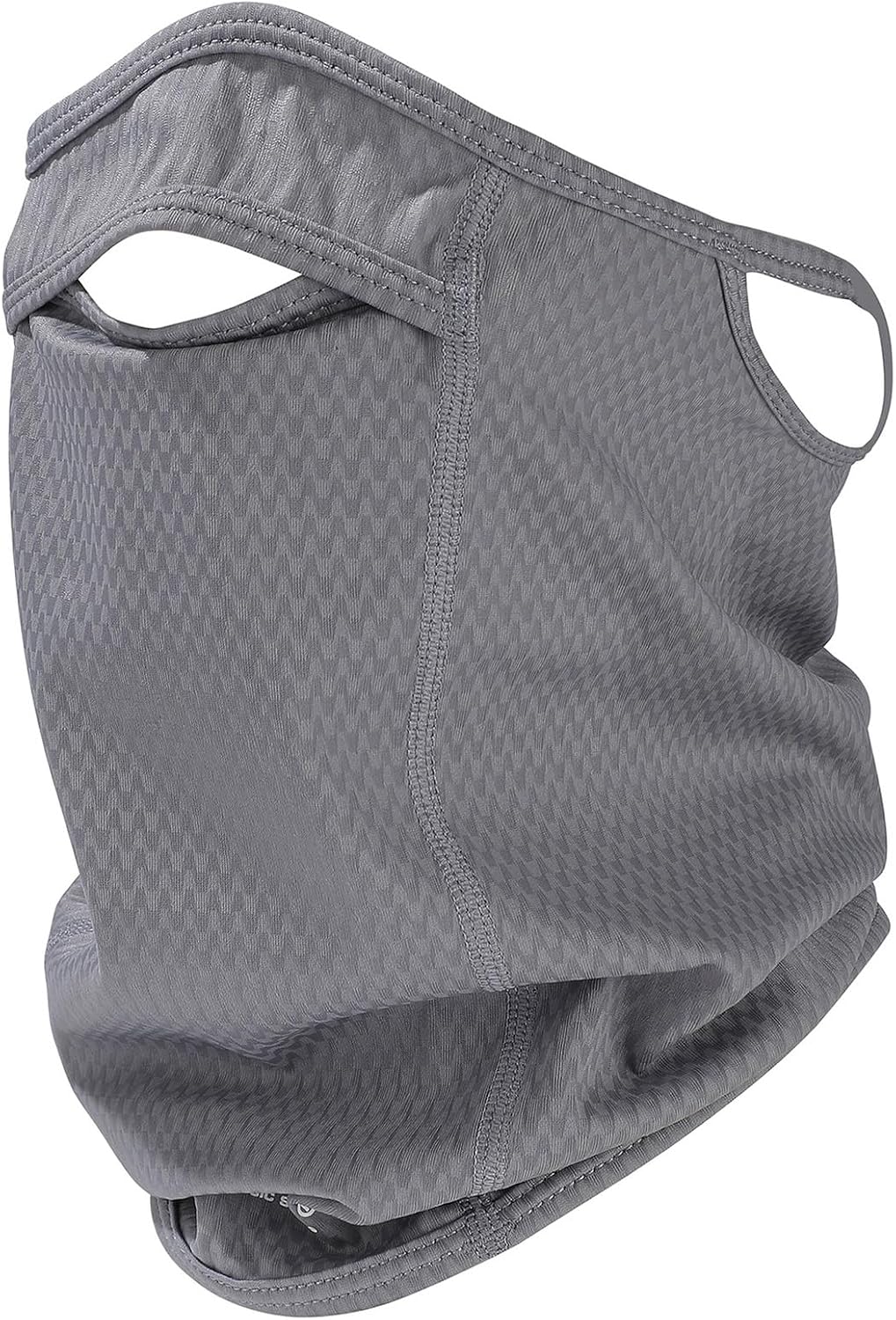 Sun Protection Face Mask with Neck Cover, Cooling Breathable Ear Loop Neck Gaiter for Fishing Cycling Running