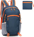 20L Small Hiking Backpack for Women Men Packable Daypack Dark Blue