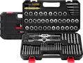 Kolvoii 81-Piece SAE Metric Tap and Die Set M3-M12#4-1/2", GCr15 Steel