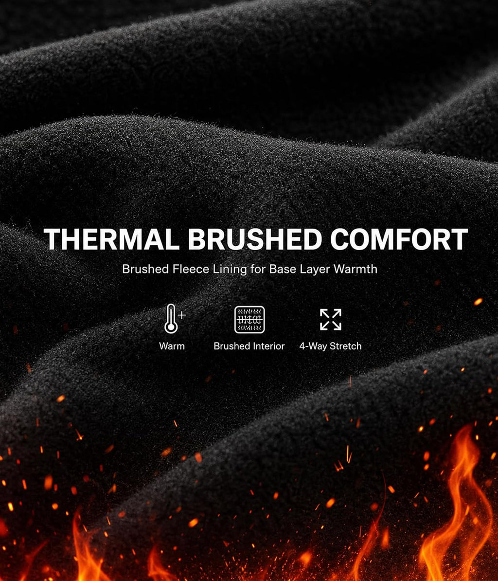 Thermal Underwear for Mens Long Johns Set Winter Cold Weather Base Layer