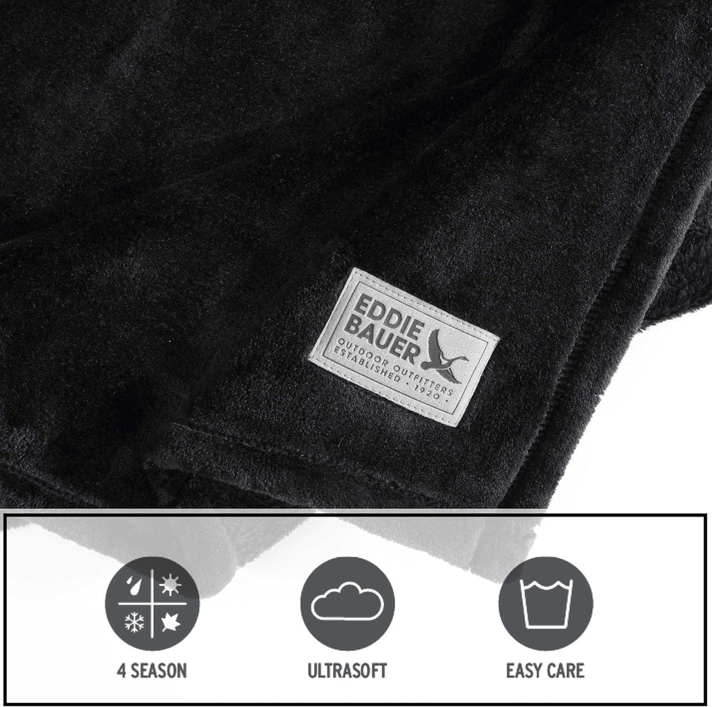Eddie Bauer - Soft Twin Size Blanket for Bed or Couch, Cozy Bedding
